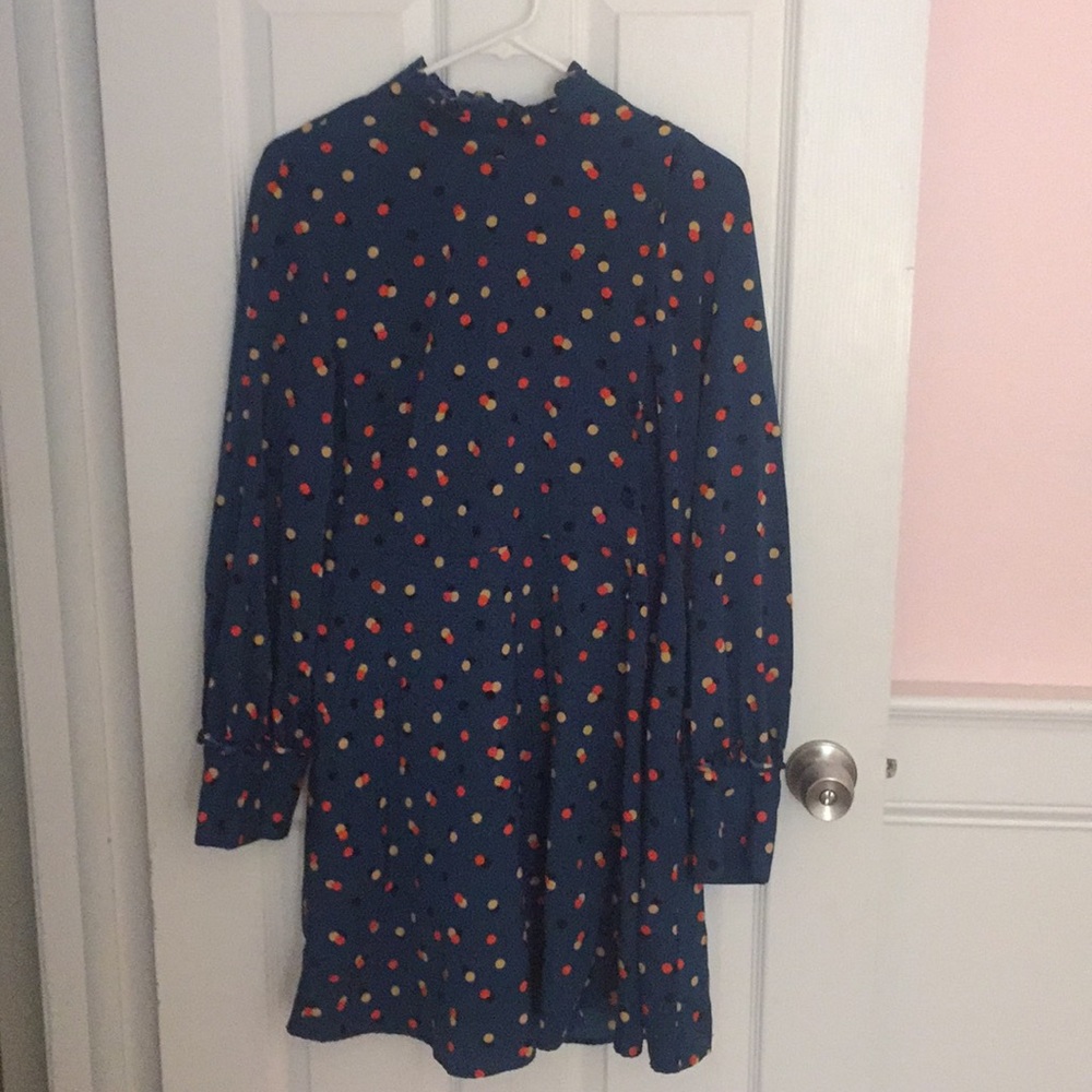 Cute Polka Dotted Dress!  Flowy A-Line